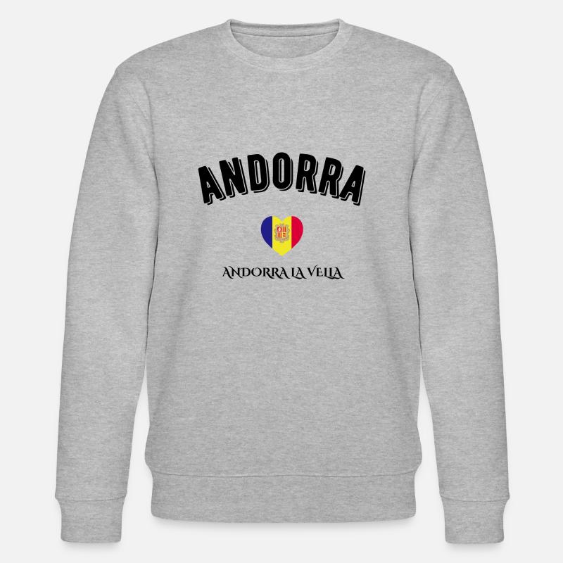 Andorra - Stanley/Stella Unisex Bio-Sweatshirt CHANGER  - Grau meliert