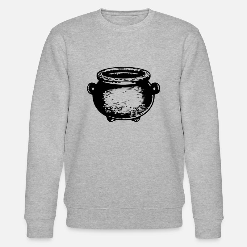 Cauldron Magical Witch Halloween - Stanley/Stella CHANGER Unisex Organic Sweatshirt - heather grey