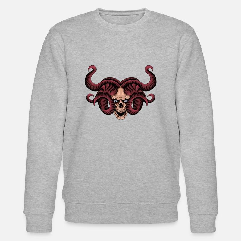 Crane Méduse - Sweat bio CHANGER Stanley/Stella Unisexe - gris chiné