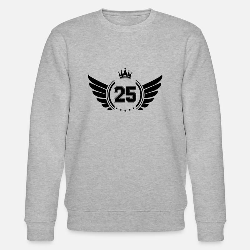 wappen 25 - Stanley/Stella Unisex Bio-Sweatshirt CHANGER  - Grau meliert