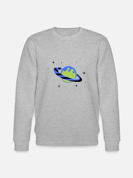 planet 02 - Stanley/Stella Unisex Bio-Sweatshirt CHANGER  - Grau meliert