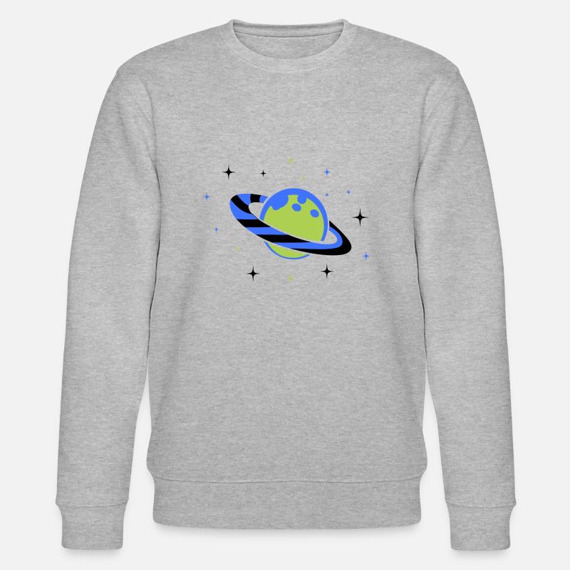 planet 02 - Stanley/Stella Unisex Bio-Sweatshirt CHANGER  - Grau meliert