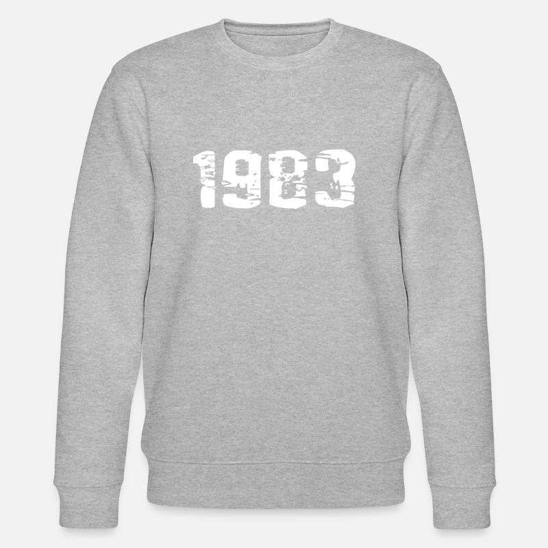1983 - Sweat bio CHANGER Stanley/Stella Unisexe - gris chiné