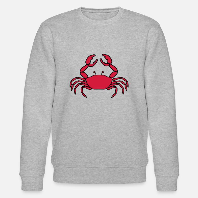 Krabbenfarbe 1 - Stanley/Stella Unisex Bio-Sweatshirt CHANGER  - Grau meliert
