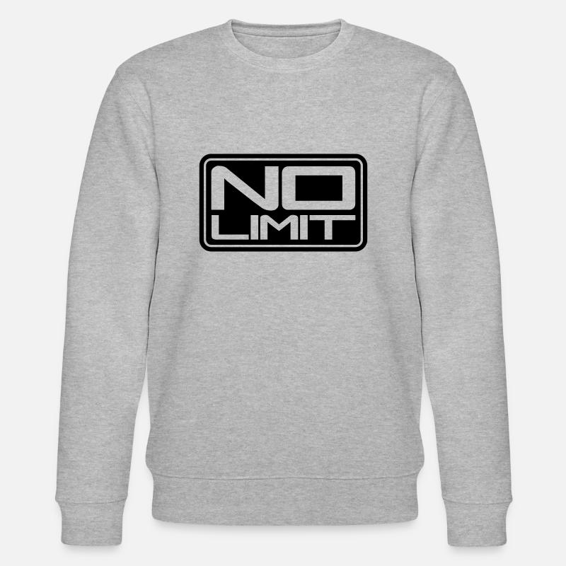 No Limit Shield - Stanley/Stella CHANGER Unisex Organic Sweatshirt - heather grey