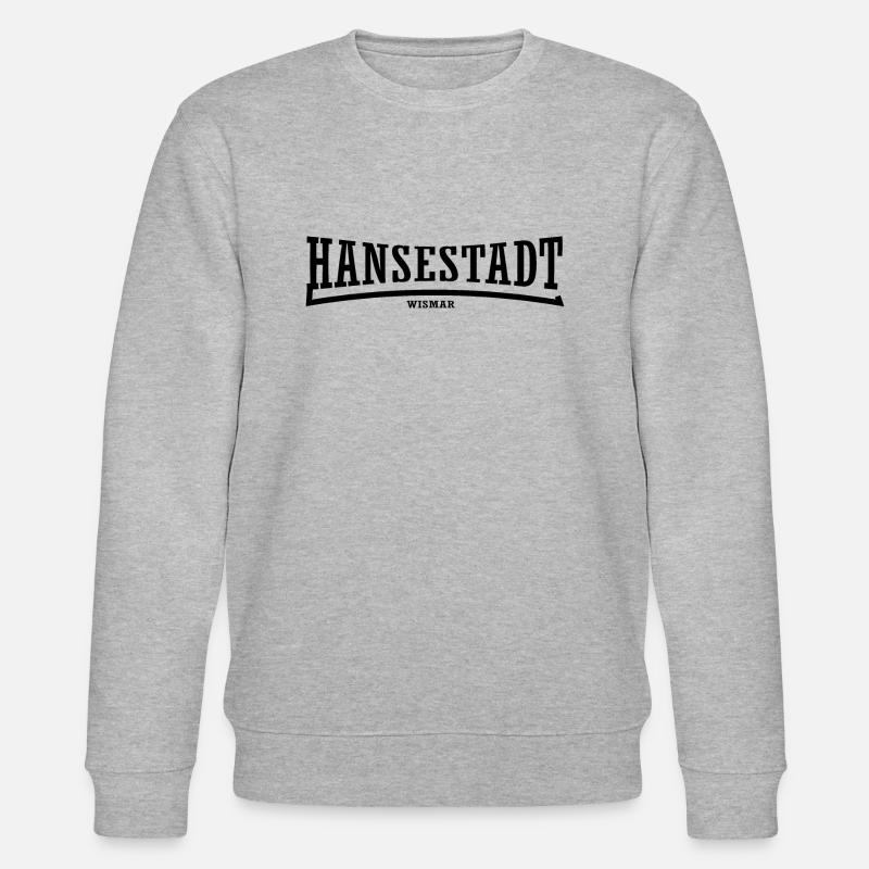 Hansestadt Line Wismar - Stanley/Stella Unisex Bio-Sweatshirt CHANGER  - Grau meliert