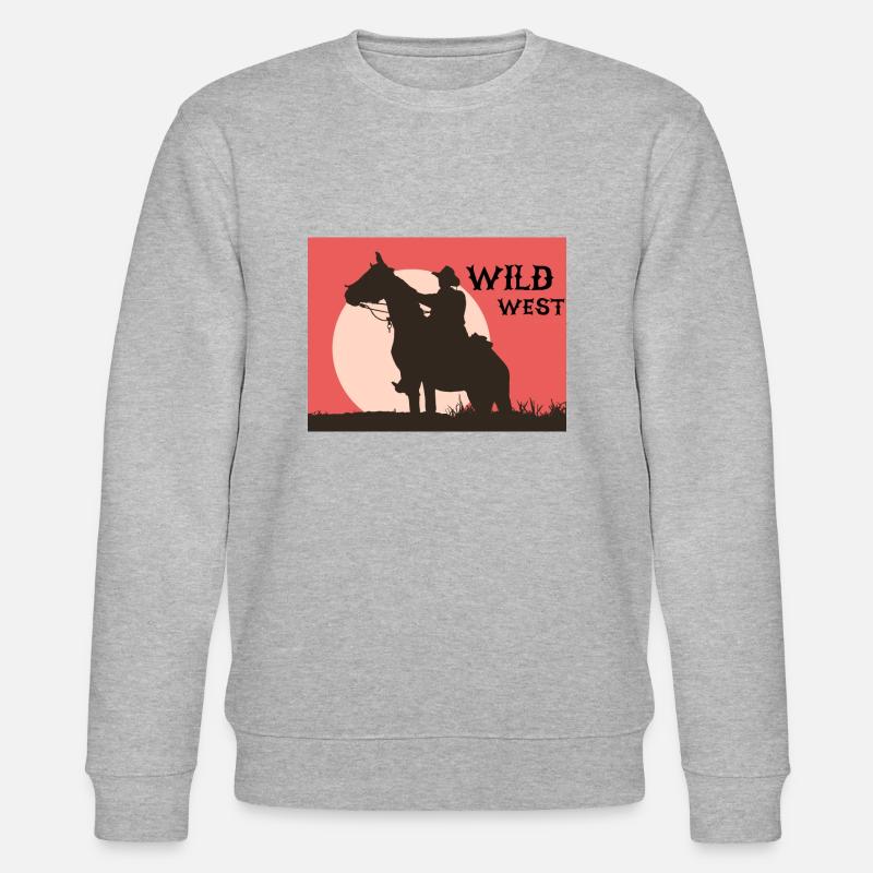 Far West - Sweat bio CHANGER Stanley/Stella Unisexe - gris chiné