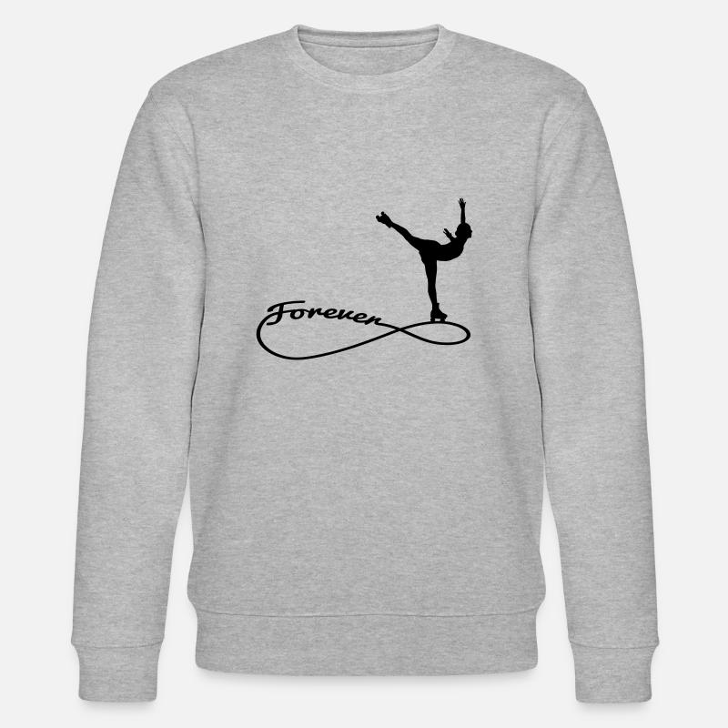 forever rollkunst1 - Stanley/Stella Unisex Bio-Sweatshirt CHANGER  - Grau meliert