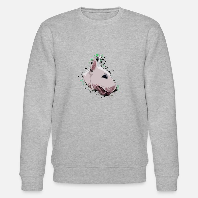 Bullterrier Comic - Sweat bio CHANGER Stanley/Stella Unisexe - gris chiné