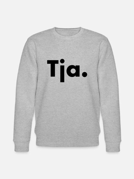 brønd. Simpelt ord - mange betydninger - Stanley/Stella økologisk unisex-sweatshirt CHANGER  - grå meleret