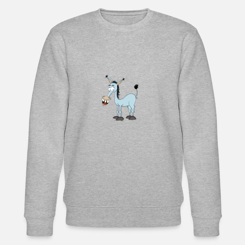Eselchen - Stanley/Stella Unisex Bio-Sweatshirt CHANGER  - Grau meliert