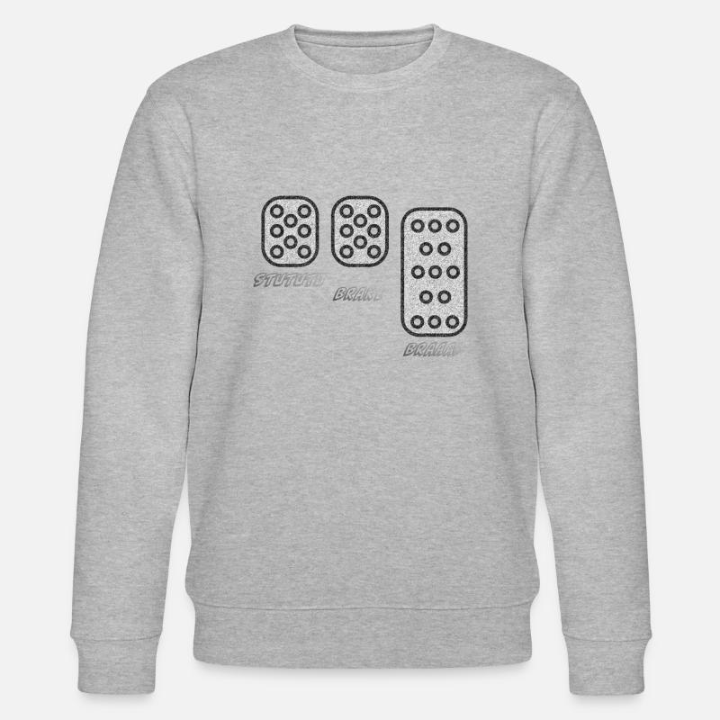 STUTUTU - Pression de suralimentation - Sweat bio CHANGER Stanley/Stella Unisexe - gris chiné