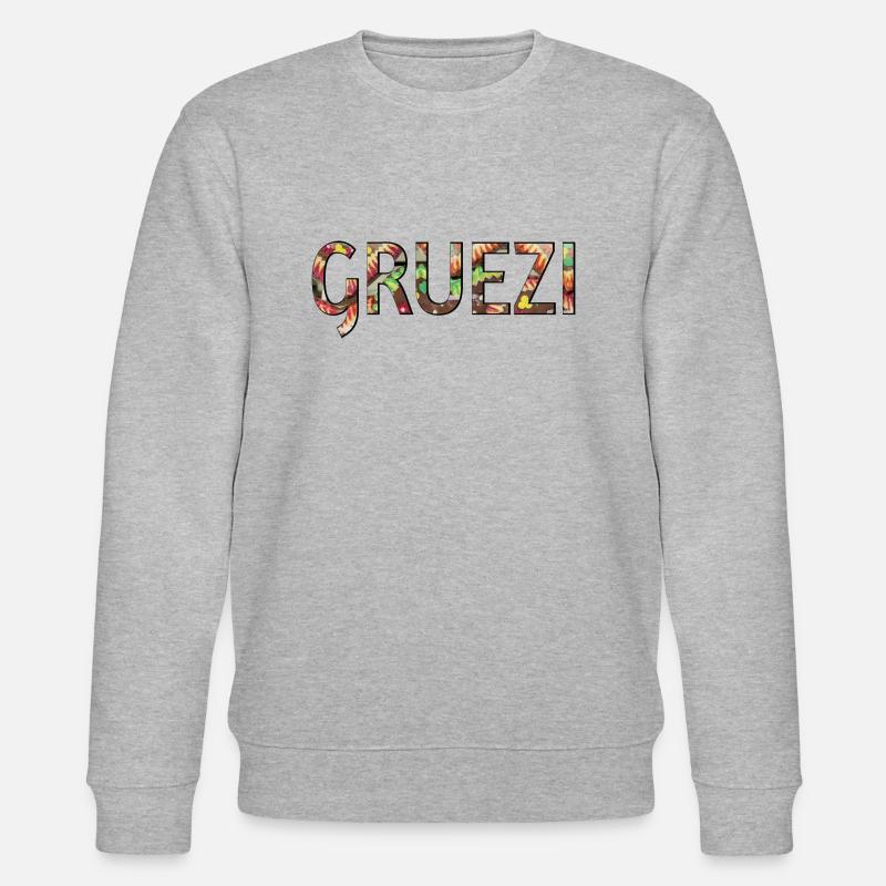 GRUEZI - Stanley/Stella Unisex Bio-Sweatshirt CHANGER  - Grau meliert