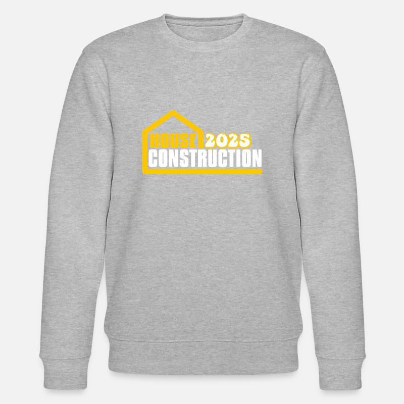 Construction de maisons 2025 - Sweat bio CHANGER Stanley/Stella Unisexe - gris chiné