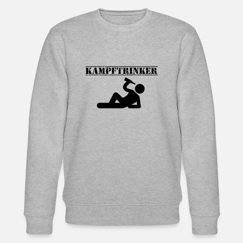 Kampftrinker - Stanley/Stella Unisex Bio-Sweatshirt CHANGER  - Grau meliert