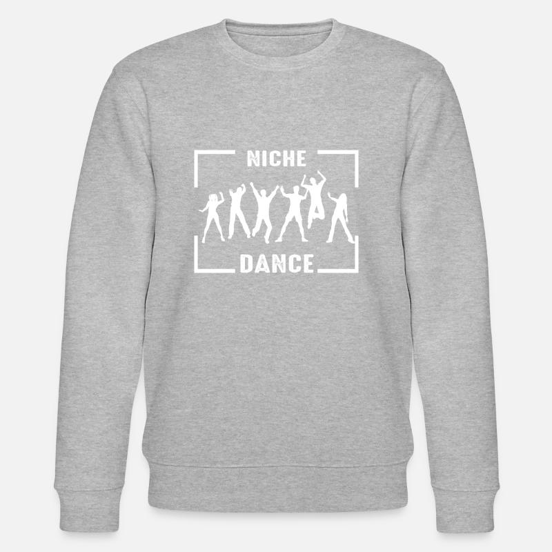 Dancing Dance Music - Stanley/Stella CHANGER Unisex Organic Sweatshirt - heather grey