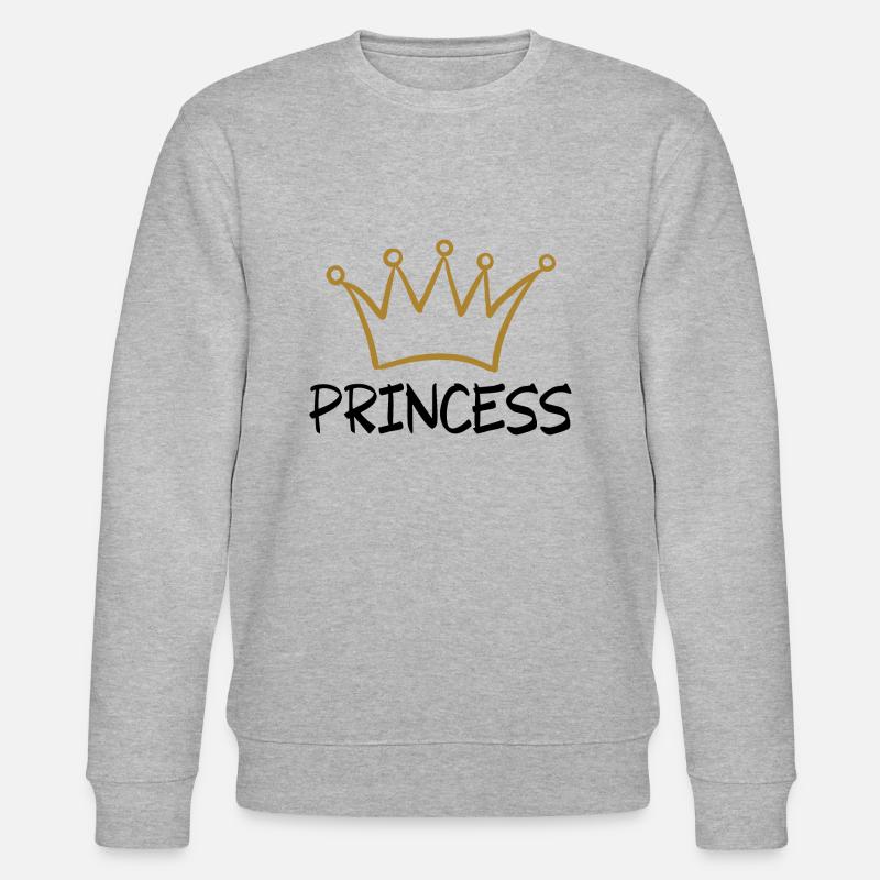 PRINCESS 1 - Stanley/Stella Unisex Bio-Sweatshirt CHANGER  - Grau meliert
