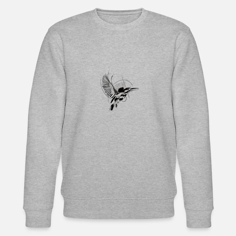 Eisvogel - Stanley/Stella Unisex Bio-Sweatshirt CHANGER  - Grau meliert