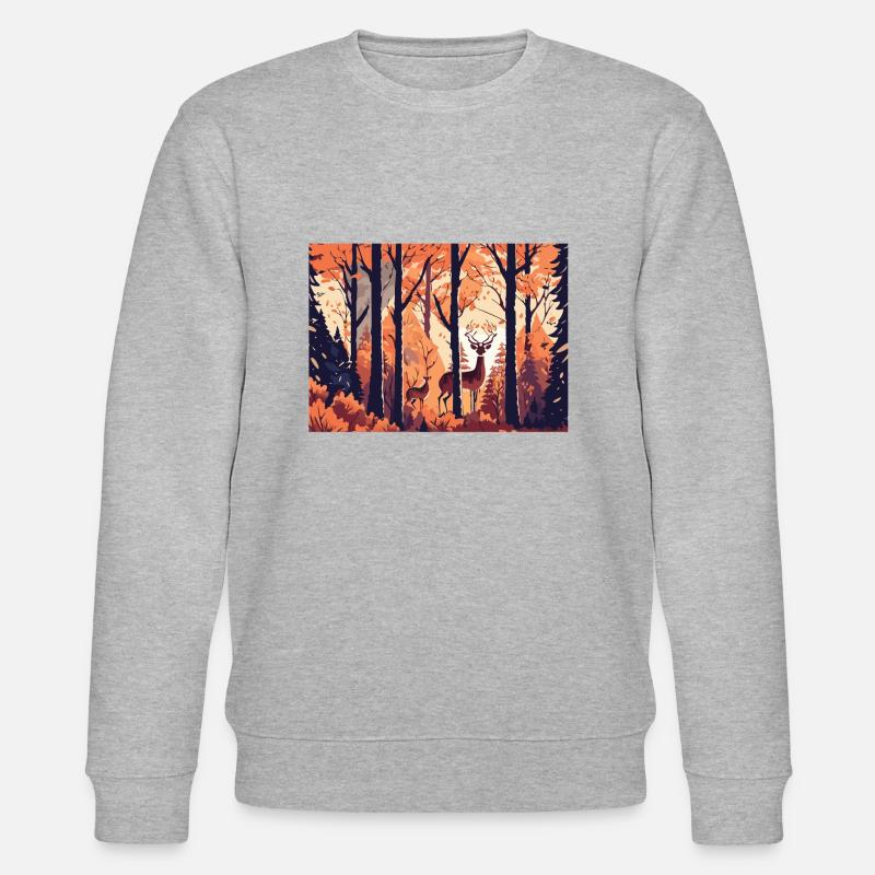 Fall Scenery (Fall Collection #10) - Stanley/Stella CHANGER Unisex Organic Sweatshirt - heather grey