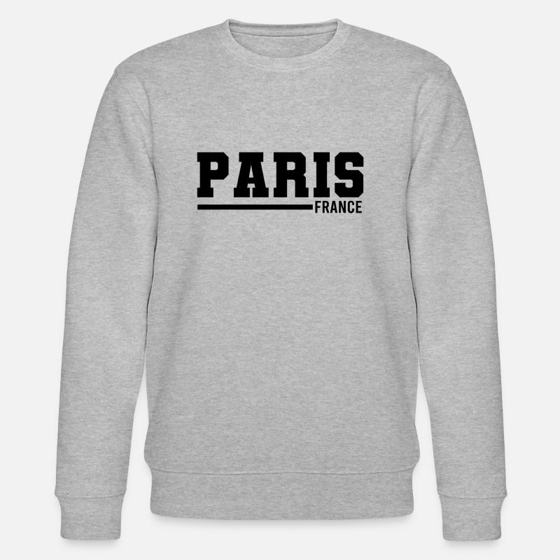 Paris | Frankreich - Stanley/Stella Unisex Bio-Sweatshirt CHANGER  - Grau meliert