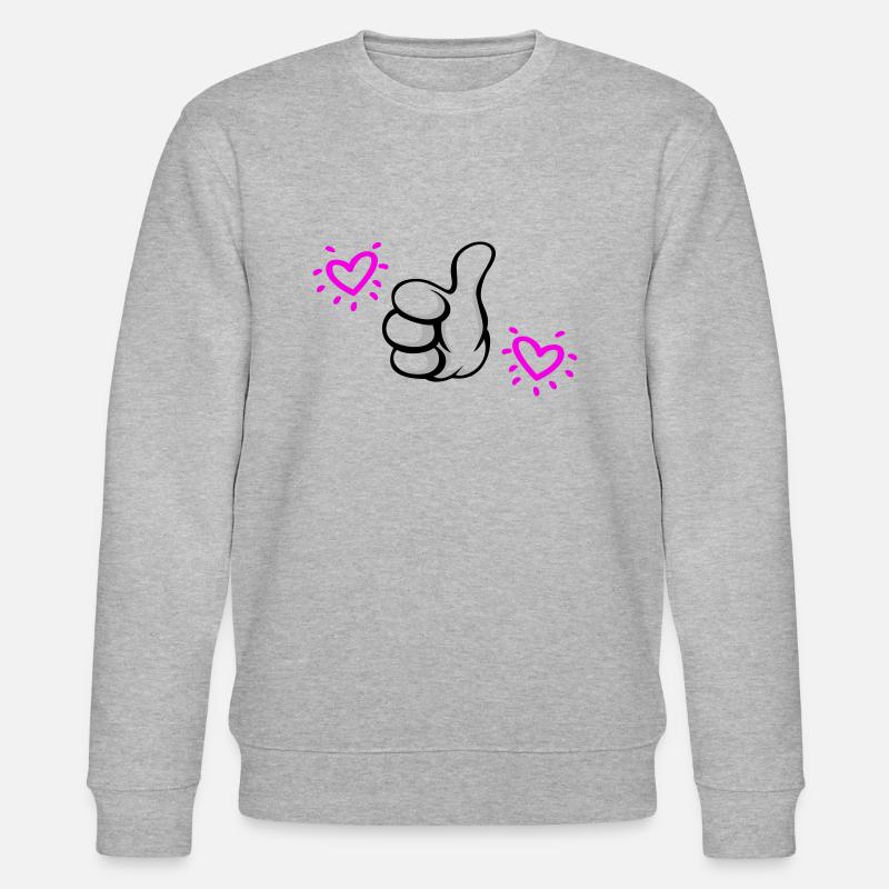 ELUE meilleure maman - Sweat bio CHANGER Stanley/Stella Unisexe - gris chiné
