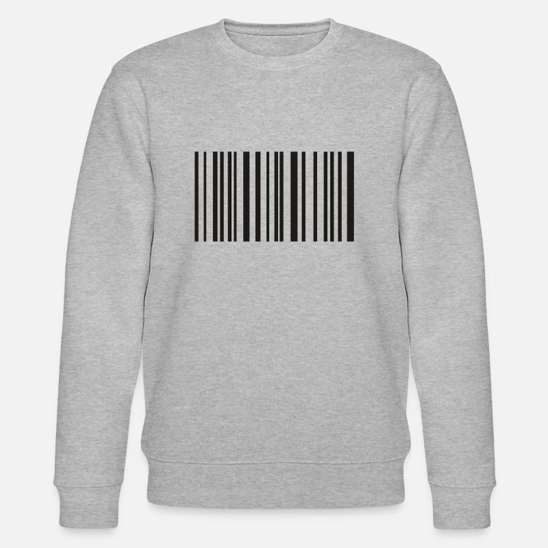 barcode - Stanley/Stella Unisex Bio-Sweatshirt CHANGER  - Grau meliert