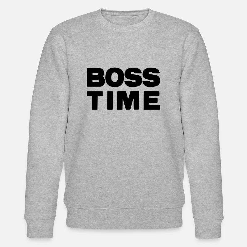 Bosstime - Stanley/Stella Unisex Bio-Sweatshirt CHANGER  - Grau meliert