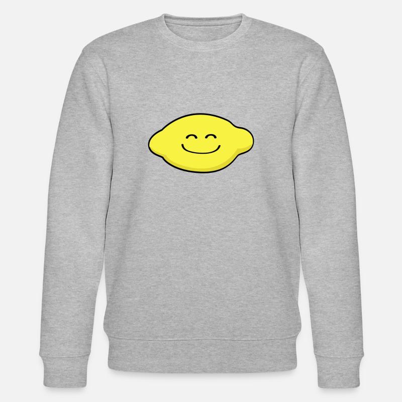 Zitrone - Stanley/Stella Unisex Bio-Sweatshirt CHANGER  - Grau meliert