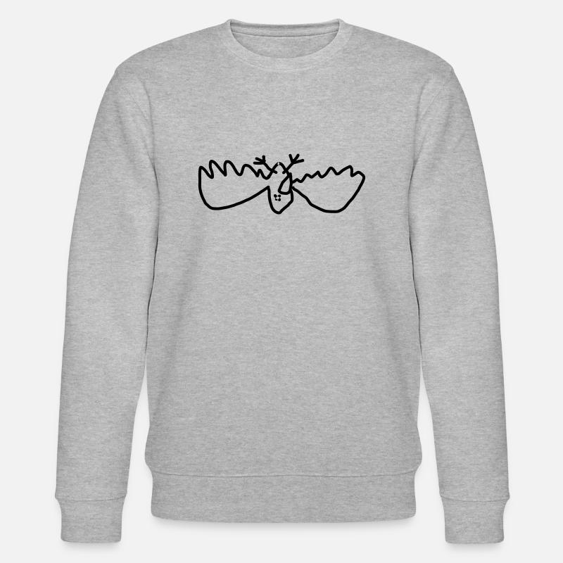 Toter Vogel - Stanley/Stella Unisex Bio-Sweatshirt CHANGER  - Grau meliert