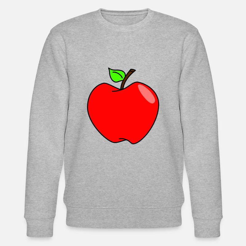Apfel - Stanley/Stella Unisex Bio-Sweatshirt CHANGER  - Grau meliert