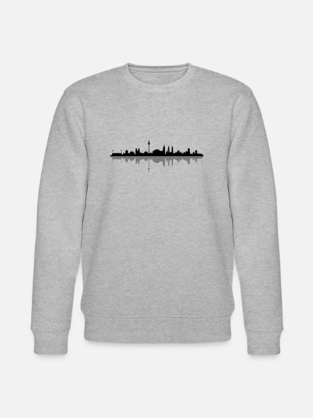 Skyline - Nürnberg - Stanley/Stella Unisex Bio-Sweatshirt CHANGER - Grau meliert