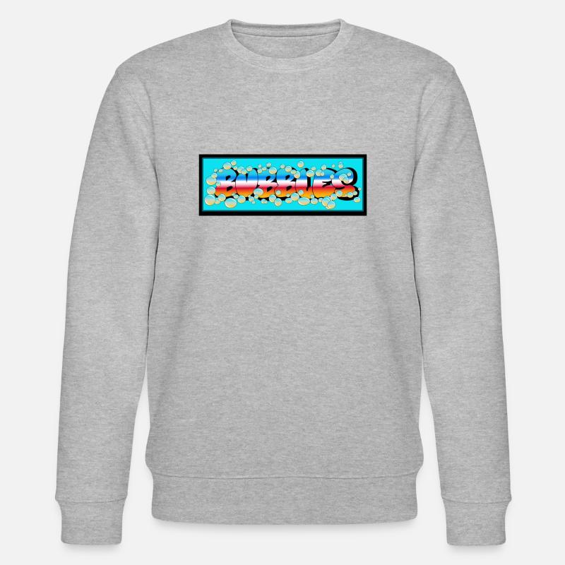 Bubbles - Stanley/Stella Unisex Bio-Sweatshirt CHANGER  - Grau meliert