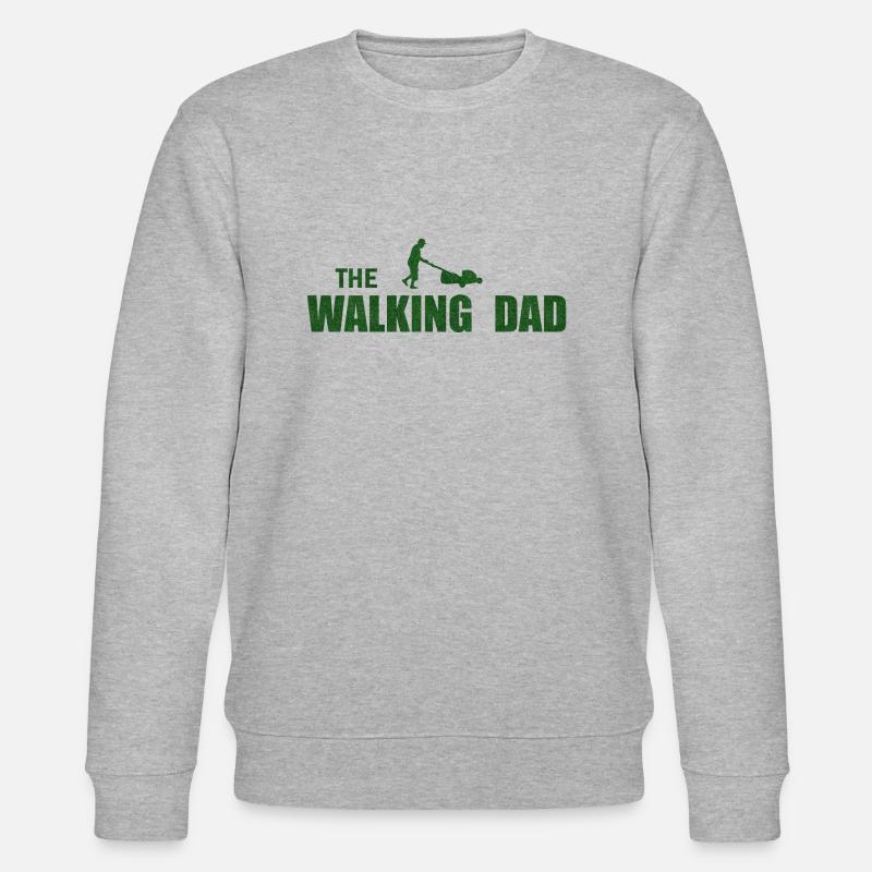 THE WALKING DAD - Stanley/Stella Unisex Bio-Sweatshirt CHANGER  - Grau meliert