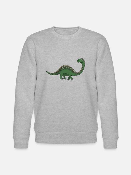 Dino 5 - Stanley/Stella Unisex Bio-Sweatshirt CHANGER  - Grau meliert