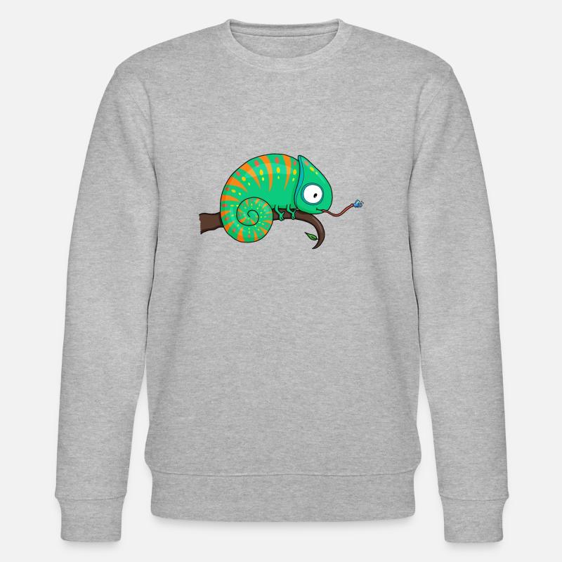 Chameleon Chamäleon - Stanley/Stella Unisex Bio-Sweatshirt CHANGER  - Grau meliert