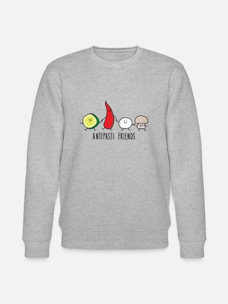 Antipasti friends - Stanley/Stella CHANGER Unisex Organic Sweatshirt - heather grey