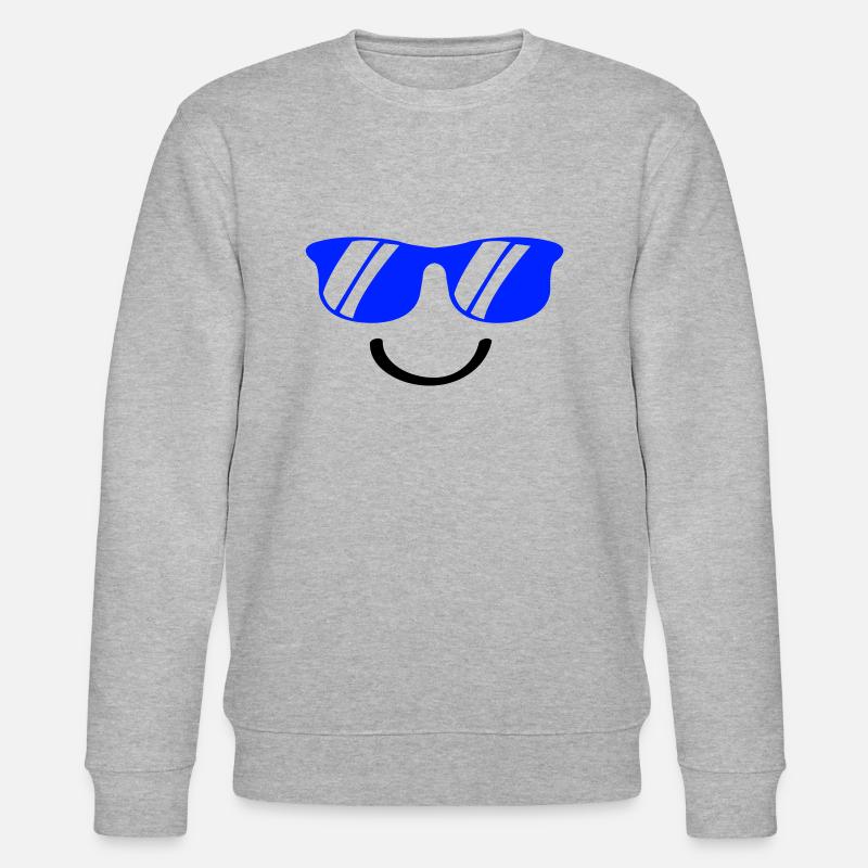 smile - Stanley/Stella Unisex Bio-Sweatshirt CHANGER  - Grau meliert