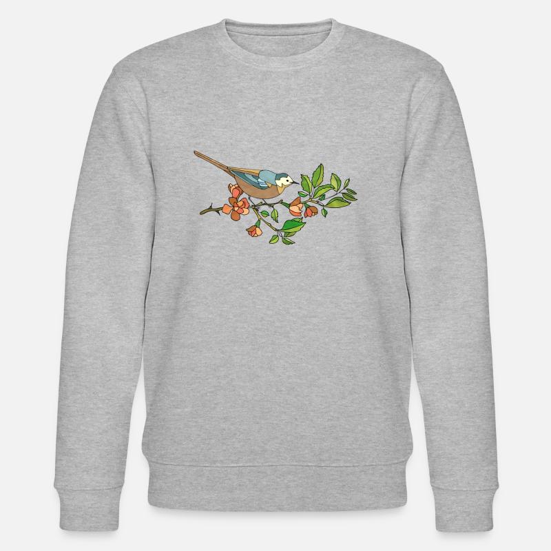 Bunter Vogel - Stanley/Stella Unisex Bio-Sweatshirt CHANGER  - Grau meliert