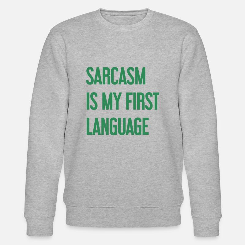 Sarcasme Pro - Sweat bio CHANGER Stanley/Stella Unisexe - gris chiné