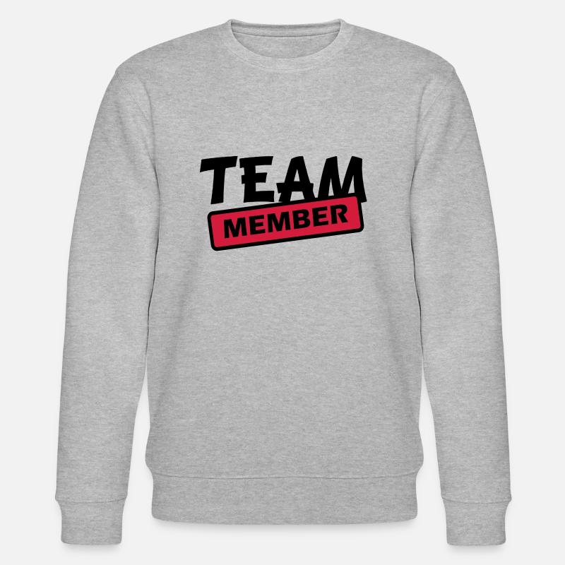 team member - Stanley/Stella Unisex Bio-Sweatshirt CHANGER  - Grau meliert