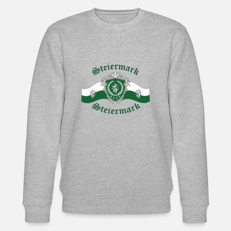 Steiermark Wappen - Stanley/Stella Unisex Bio-Sweatshirt CHANGER  - Grau meliert
