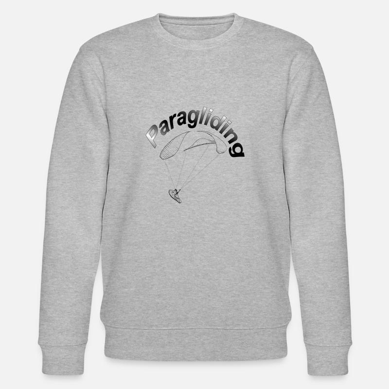 Paragliding - Stanley/Stella Unisex Bio-Sweatshirt CHANGER  - Grau meliert