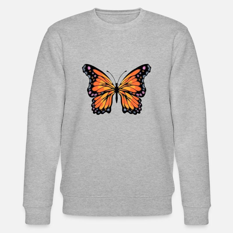 papillon - Sweat bio CHANGER Stanley/Stella Unisexe - gris chiné