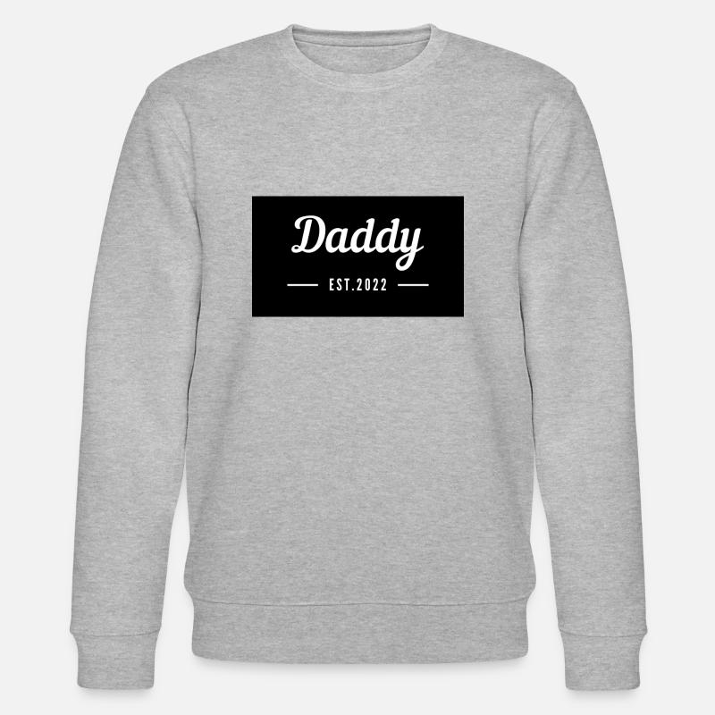 Daddy since 2022 - Stanley/Stella CHANGER Unisex Organic Sweatshirt - heather grey