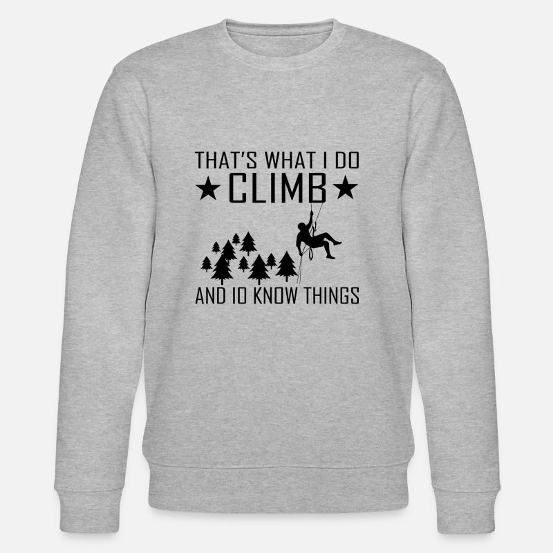Bouldering Climbing Climbing - Stanley/Stella CHANGER Unisex Organic Sweatshirt - heather grey