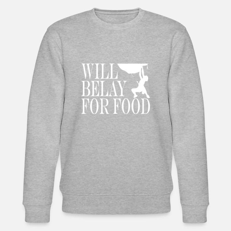 Bouldering Climbing Climbing - Stanley/Stella CHANGER Unisex Organic Sweatshirt - heather grey
