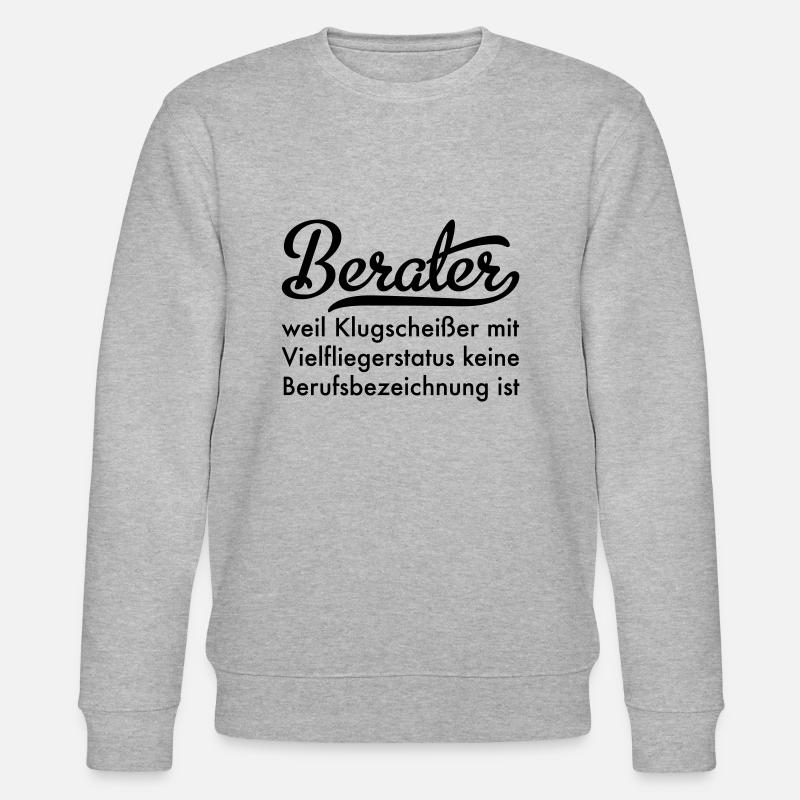 Berater - Stanley/Stella Unisex Bio-Sweatshirt CHANGER  - Grau meliert
