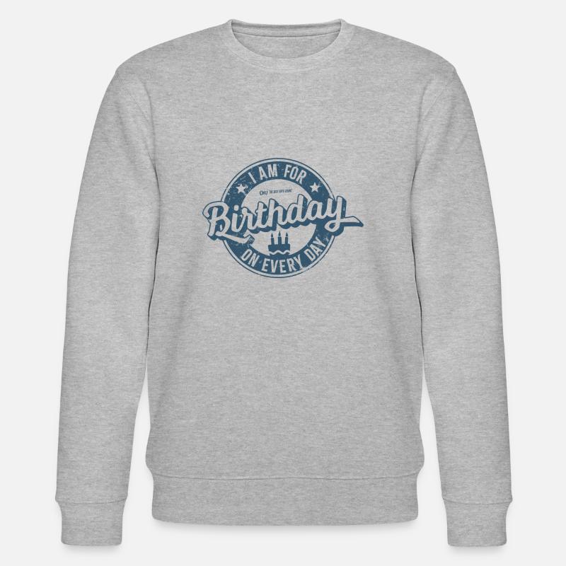 Anniversaire tous les jours - Sweat bio CHANGER Stanley/Stella Unisexe - gris chiné