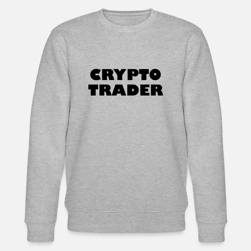 Crypto Bitcoin Trading - Stanley/Stella Unisex Bio-Sweatshirt CHANGER  - Grau meliert