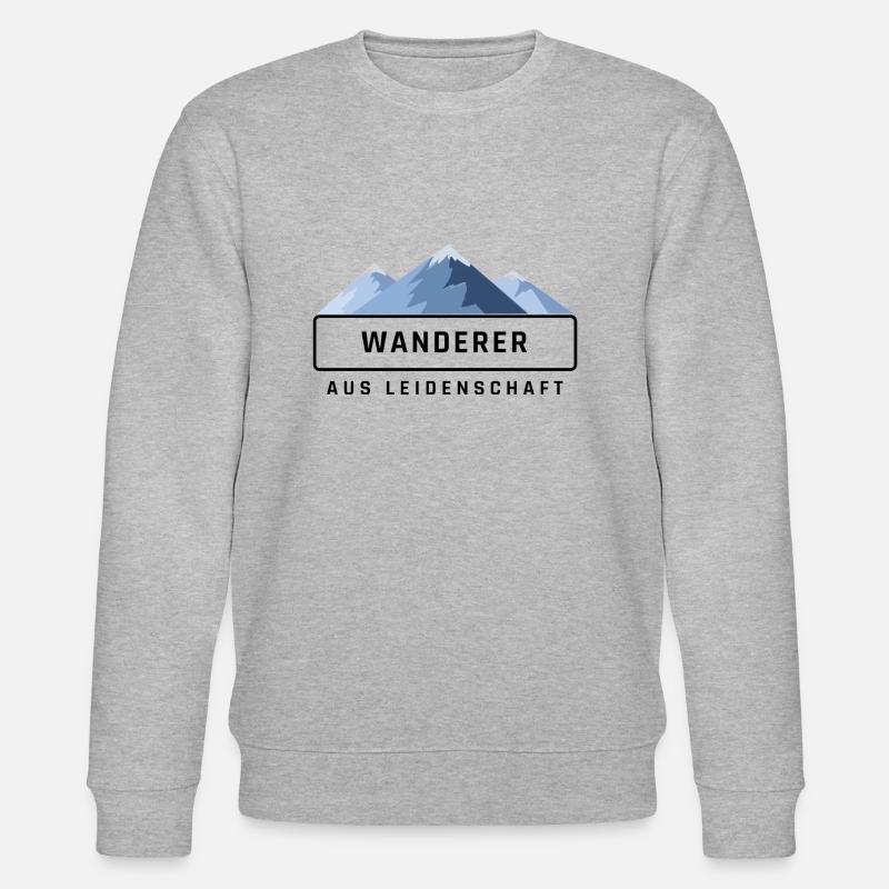 Wanderer - Stanley/Stella Unisex Bio-Sweatshirt CHANGER  - Grau meliert